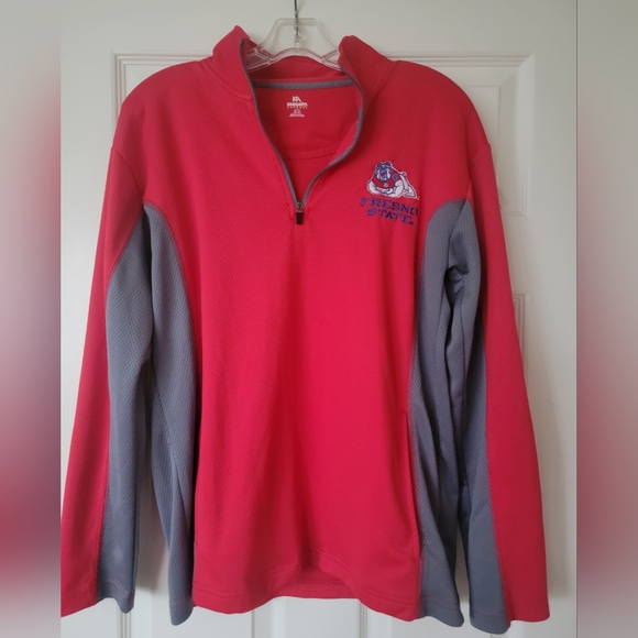 Fresno State Bulldog quarter zip pullover New - Picture 1 of 6